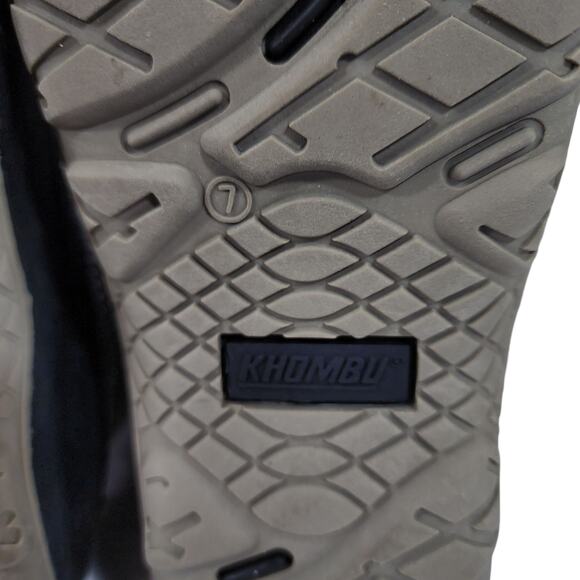 Khombu Snow Boots Women 7 Youth 5 Slope Leather‎ Faux Fur Waterproof Lace Up 10" - Picture 13 of 14